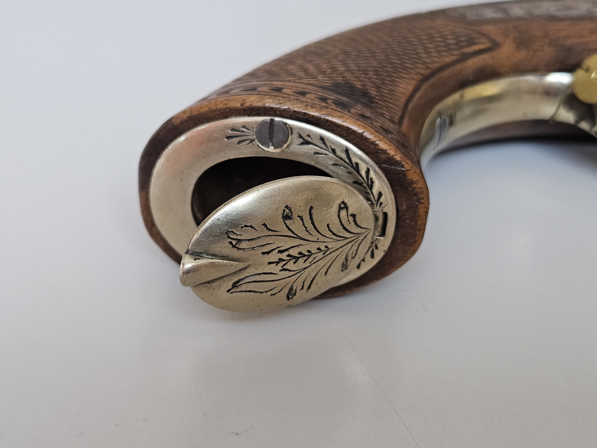 Schijfpistool of duelleerpistool met getrokken loop - 1850 - Afbeelding 4