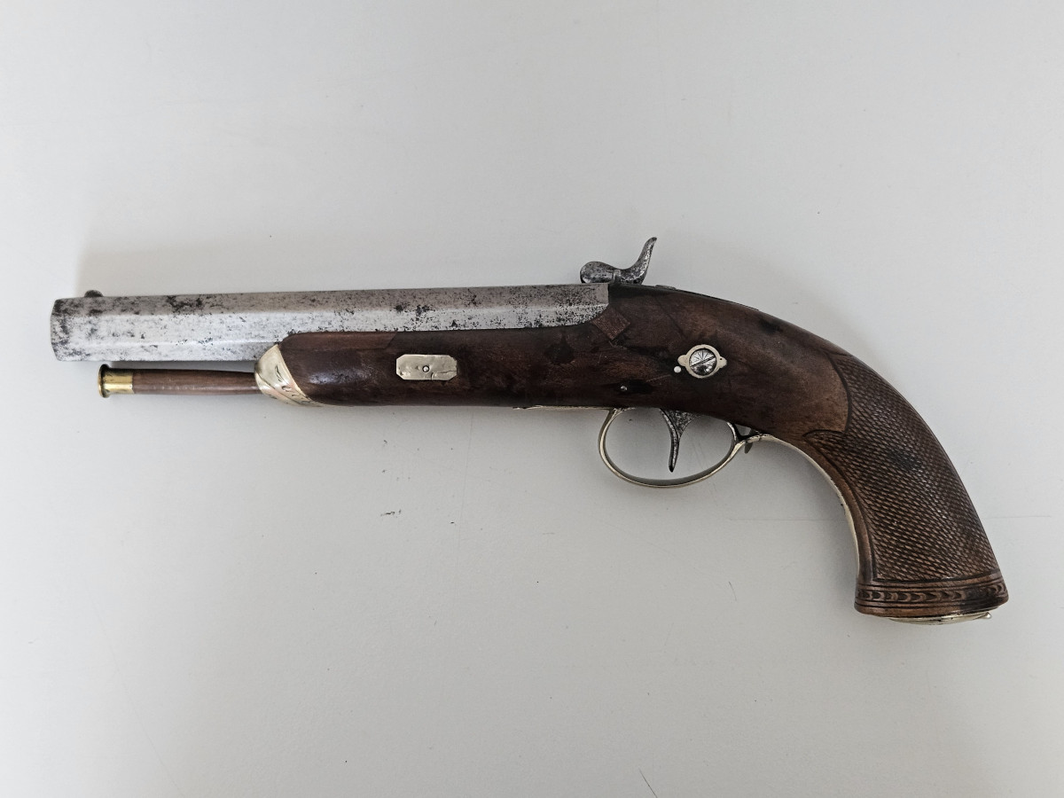 Schijfpistool of duelleerpistool met getrokken loop - 1850 - Afbeelding 5