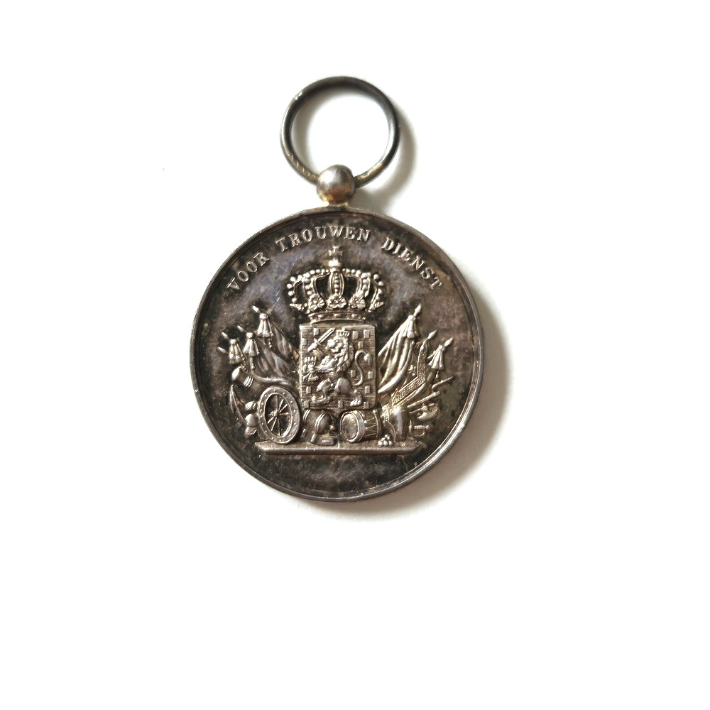 Medaille voor trouwe dienst - zilver - met oorkonde uit 1930 - Afbeelding 3